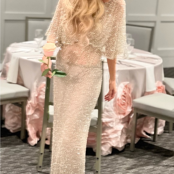 Gorgeous Gemy Maalouf beaded dress! - Picture 2 of 14